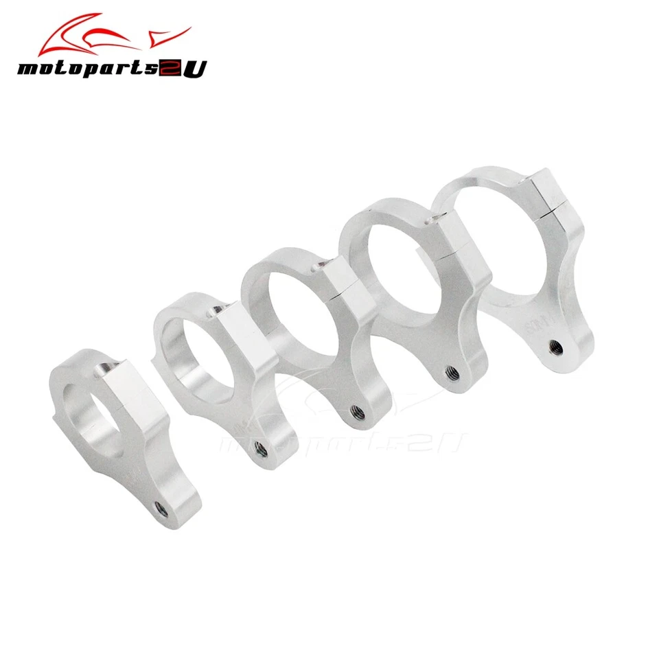 CNC Aluminum Motorcycle Steering Damper Fork Shock Frame Mounting Clamp Bracket - Image 4 of 4