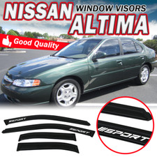 Fits 98-01 Nissan Altima Window Visors Smoke Rain Guard Shade Acrylic W Sport Fits 98-01 Nissan Altima Window Visors Smoke Rain Guard Shade Acrylic W Sport