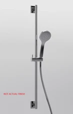 Gessi 59245 Inciso Handshower & Adjustable Sliding Rail Set, Warm Brushed Bronze