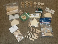 Lot Wooden Craft Items
