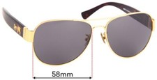 SFx Replacement Sunglass Lenses fits Coach HC7059 - 58mm Wide