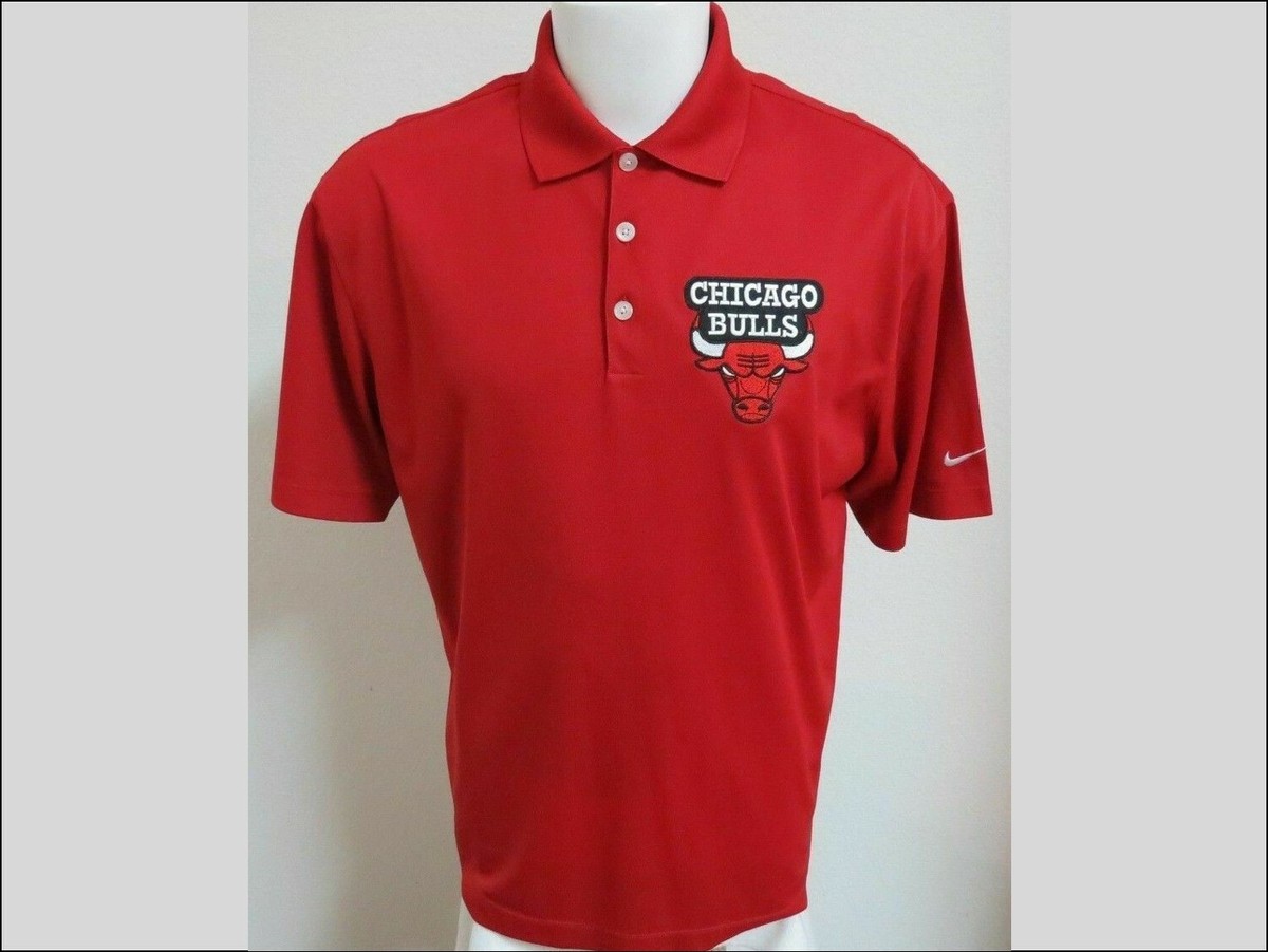 bulls nike polo