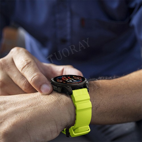 Correa de reloj de silicona para Garmin Fenix 8 47 mm 51 mm E 7 7X 6 6X 5 5X/Epix Pro - Imagen 57 de 81