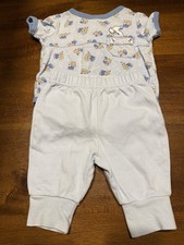 Vintage 90s Little Wonders Bodysuits and Pants Set with Booties Size 0-3 Months