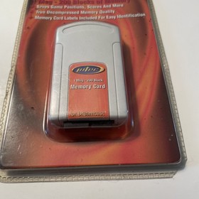 Intec Sega Dreamcast Memory Card 1 Meg 200 Blocks of Memory New In Box