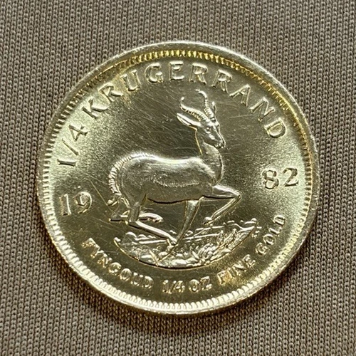 1982 Gold Krugerrand 1 oz — photo from the most recent tracked eBay sale