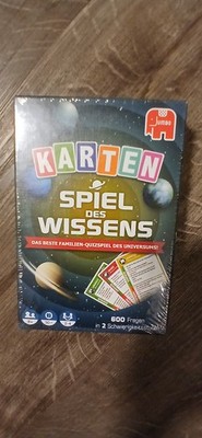Jumbo Karten Spiel des Wissens Familien Quizspiel 600 Fragen 8+ Weltall