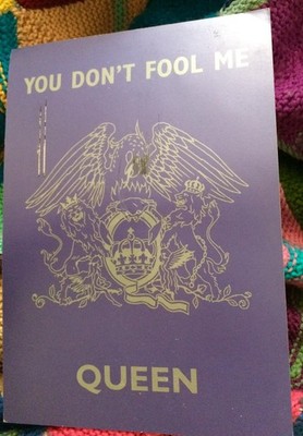 QUEEN You Don't Fool Me UK big card freddie mercury brian may roger taylor