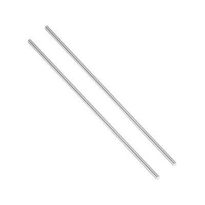 2 pcs 6mm Dia 102mm Length GR5 Metal Solid TC4 Titanium Round Bar[0.24 x 4IN]