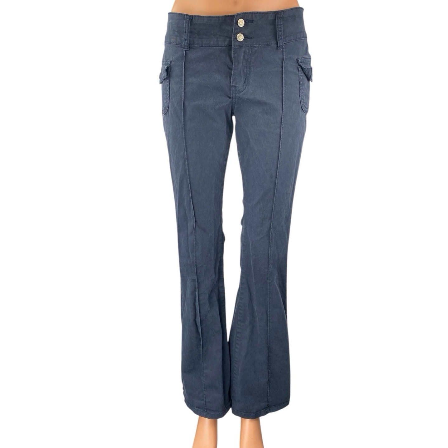Brandy Melville Agatha Blue Low Rise Bootcut Flared