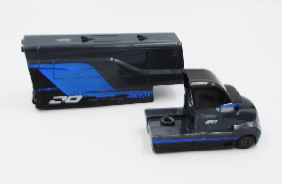 Remolque de camión transportador Tomica Disney Cars Gale Beaufort Jackson Stom de JP Foto 4 de 4