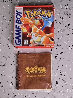 Game Box Gameboy Pokémon Red Version (EMPTY BOX and Trainer guide manual only)