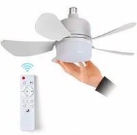 Deckenventilator Mit Licht Fassung E27 Dimmbar Mit Led Fernbedienung