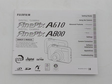 Fujifilm Finepix A610 / A800 Owners Manual ONLY