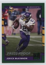 2017 Panini Donruss Press Proof Green Jerick McKinnon #169 17b2