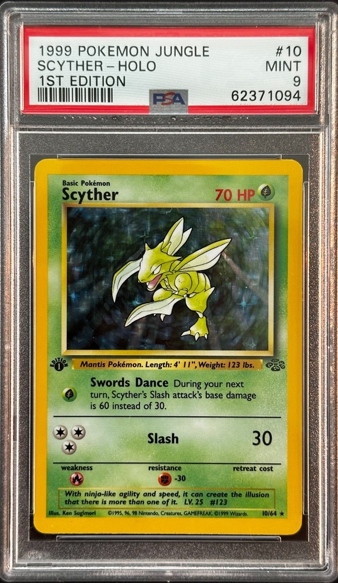 【PSA 10】 ストライク 旧裏 ジャングル ポケモンカード Scyther PSA 10】 ストライク 旧裏 ジャングル ポケモンカード Scyther