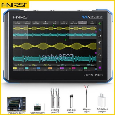 FNIRSI DPOS350P Multifunction Oscilloscope Signal Generator Spectrum Analyzer