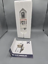 Geoffrey Zakarian Safe Slice Upright Mandoline w/ Thickness Adjustable Grey 