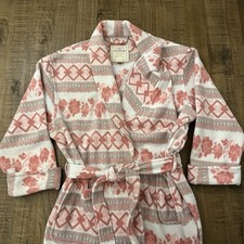 Victoria's Secret Vintage Country Pink Floral Robe Size Small