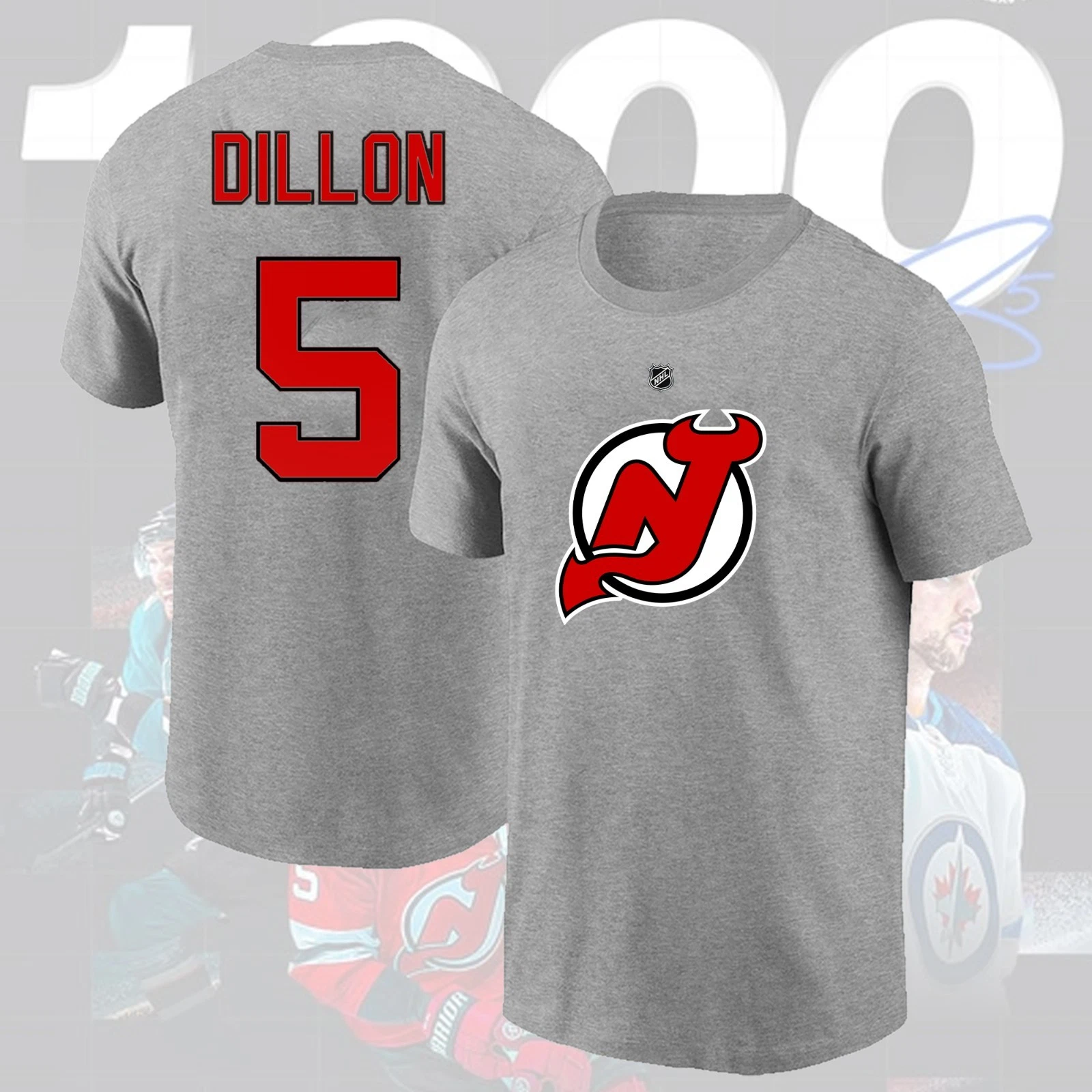 Brenden Dillon #5 New Jersey 2025 Player Name & Number for Fans