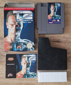 Total Recall und  T2 Terminator 2 Judgement Day PAL Game Nintendo NES
