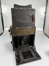 Compact Graflex 3 x5  SLR Focal Plane Shutter Camera with Kodak No 32 anastigmat