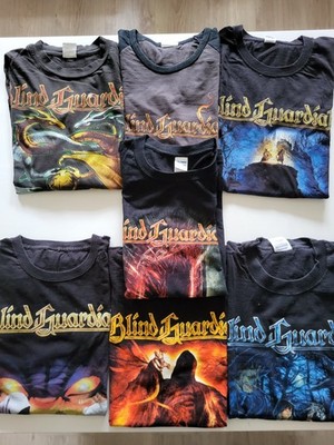 Diverse BLIND GUARDIAN T-Shirts und Longsleeves, gesamt 7 Stück (5 TS, 2 LS)