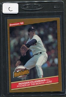 1986 Donruss Highlights Roger Clemens #18 Red Sox Nm/mt (C)