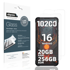 2x Screen Protector for CUBOT Kingkong ACE 5 matte Flexible Glass 9H dipos