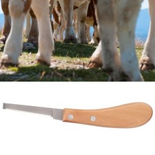  Right Hand Straight Blade Shape Carbon Steel Hoof Knife Trimming Tool For Y