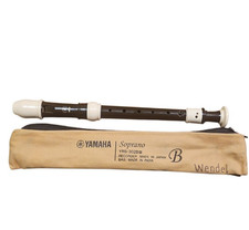 Yamaha YRS-302B Professional Rottenburgh Soprano Recorder Baroque w/ Pouch