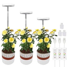 Full Spectrum LED Grow Light for Indoor Plants with Timer Adjustable Height
