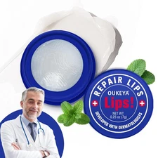 OUKEYA Lip Balm,0.25 Ounce,Medicated Lip Chapstick Medicated w/Beeswax,