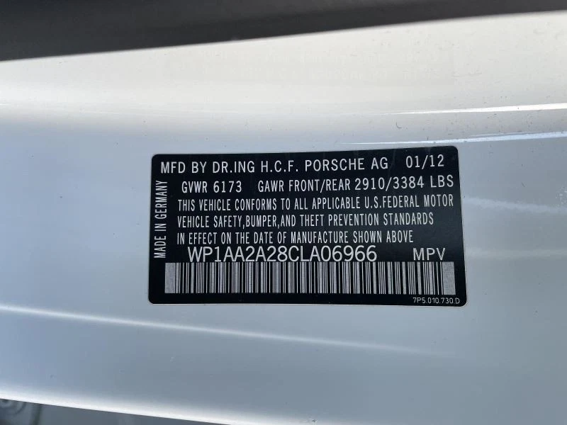 ROOF ASSY W/SUNROOF -BASE- WHITE PC: 0Q FITS 11-18 PORSCHE CAYENNE 36403 - Image 4 of 4