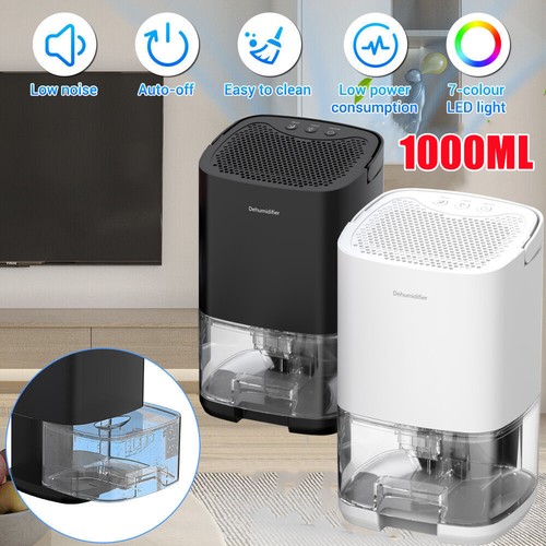 1000ML Dehumidifier Auto Shut  Air Purifier Portable Home Dryer Moisture Damp