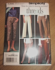 SIMPLICITY 4366, PANTS WITH VARIATIONS, SIZE 8-16