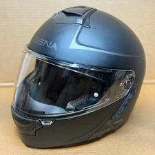 Scratched (XL) Sena Impulse Motorcycle Helmet Black Harman Kardon Bluetooth 