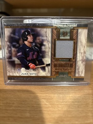 2025 Topps Museum Meaningful Material Relics Juan Soto #MMR-JS Copper /75