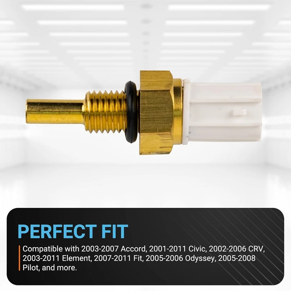 1x Sensor de temperatura de refrigerante del motor para Honda Odyssey Accord 2007-2015 Foto 2 de 4