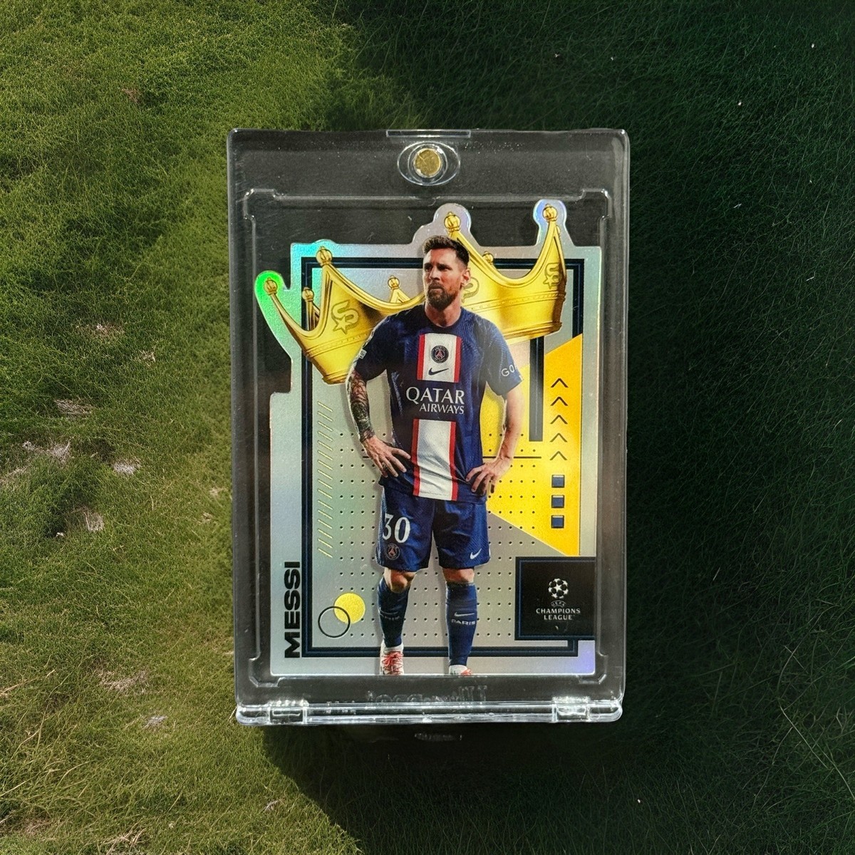 2022-23 Topps UEFA Superstars PSG Lionel Messi Loyalty Die Cut