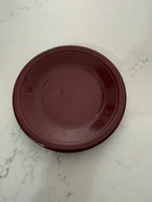 Fiestaware 7.25" Salad Dessert Plate Cinnabar Retired Pre-Owned Fiesta