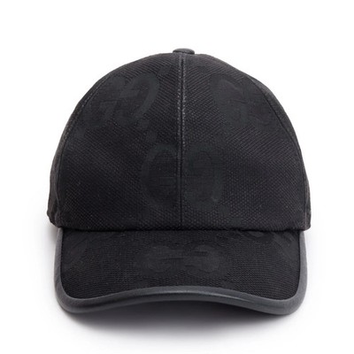 GUCCI Jumbo GG Baseball Hat Size S/M Black