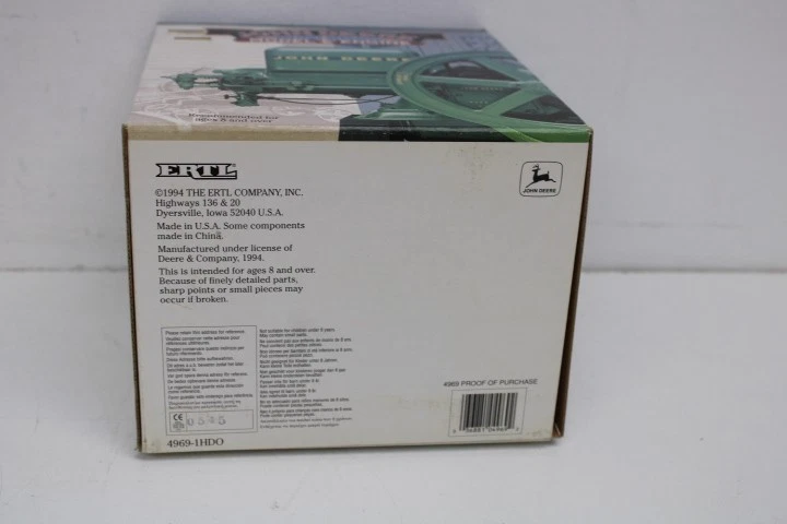 Ertl John Deere Battery Operated Model E Engine 1/6 Diecast Farm Engine - Image 4 of 4