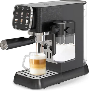 20 Bar Espresso Machine avec le lait Frother & Contrôle de l'écran tactile