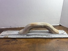 Marshalltown Vintage Wooden Cement Concrete Float Trowel Primitive Tool Decor