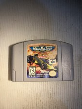 Micro Machines 64 Turbo (Nintendo 64, 1999) Authentic Tested Working 