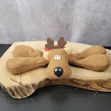 Hallmark Rodney Reindeer 10 Plush Vintage 1980's Christmas Stuffed Animal