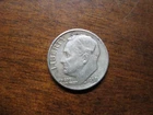 1959-P Roosevelt Dime - 90% silver, circulated, ungraded, FREE SHIPPING