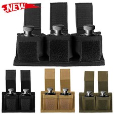 US Revolver Triple/Double SpeedLoader Belt Pouch Fits 22 Mag, 32, 38, 357,41, 44