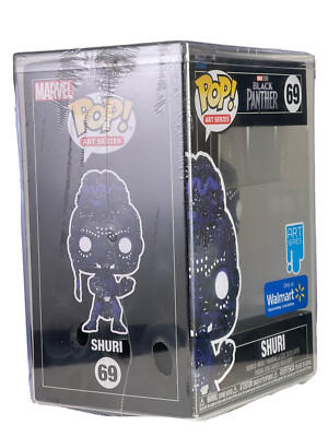 限定FUNKO POP! ブラックパンサー  シュリ　アートシリーズ限定版 Funko 2022 Pop! Art Series #69 Shuri Marvel Studios Black